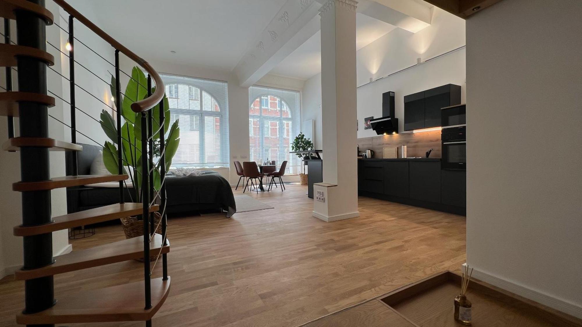 Neu! City-Loft-Apartment Im Goethe Palais I 5P I Lift I Parkplatz I Zentrum I Helios Aue  Εξωτερικό φωτογραφία