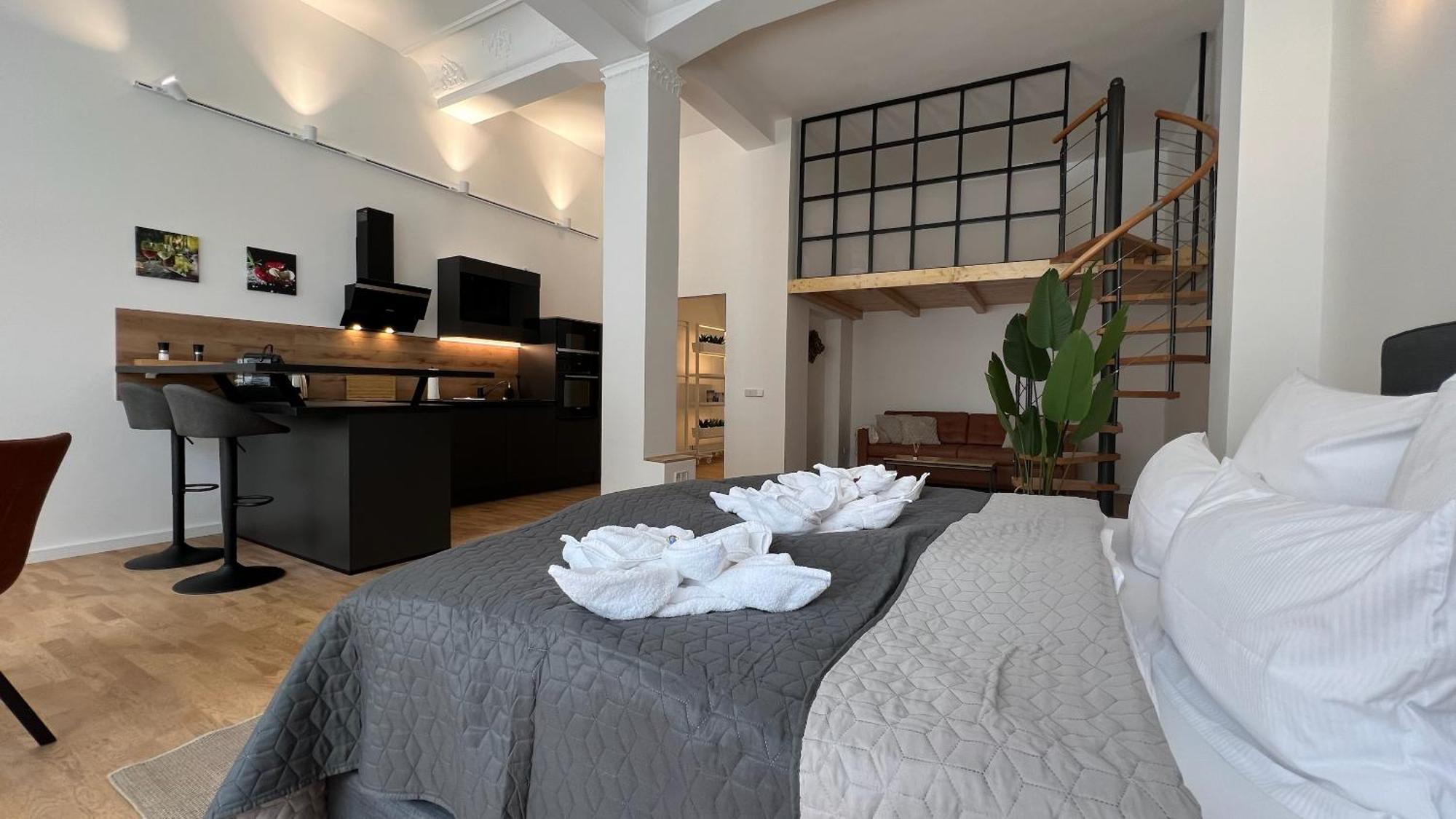 Neu! City-Loft-Apartment Im Goethe Palais I 5P I Lift I Parkplatz I Zentrum I Helios Aue  Εξωτερικό φωτογραφία